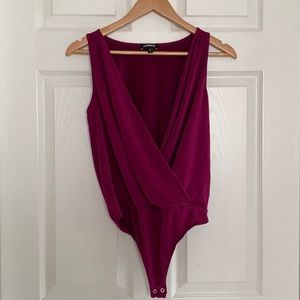 EXPRESS Plum Bodysuit